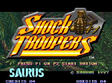 Shock Troopers (set 2) screen shot title